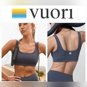 Vuori All The Form Sports Bra in Azure Blue Sz M
